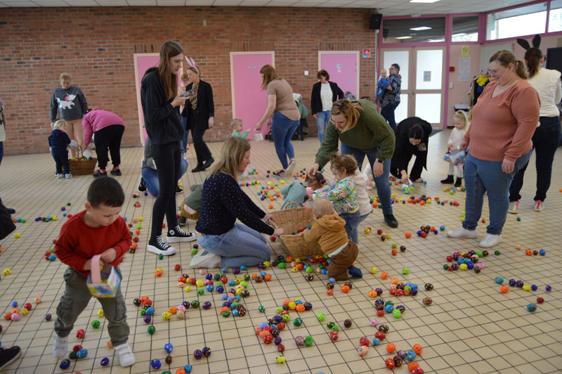 Des oeufs par centaine !